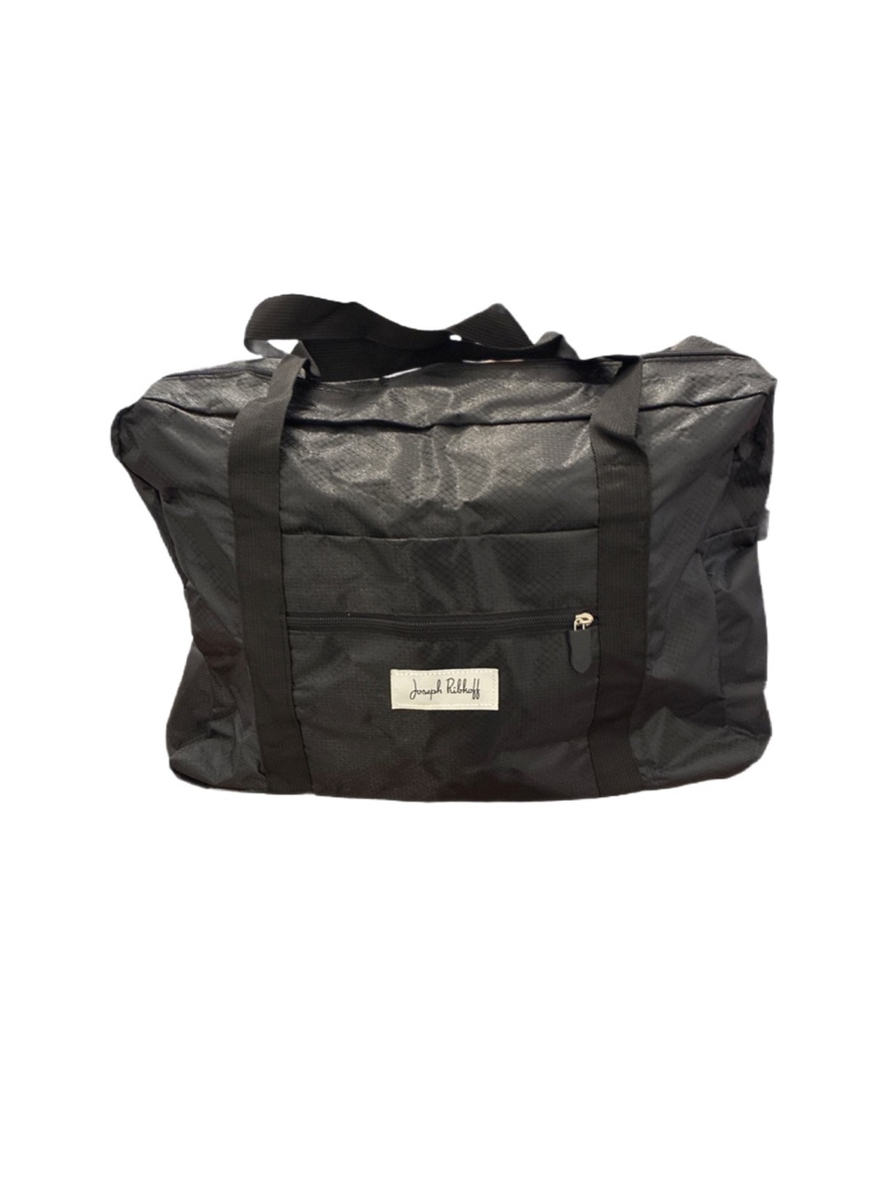 Joseph Ribkoff Black Nylon Foldable Travel Duffel Bag